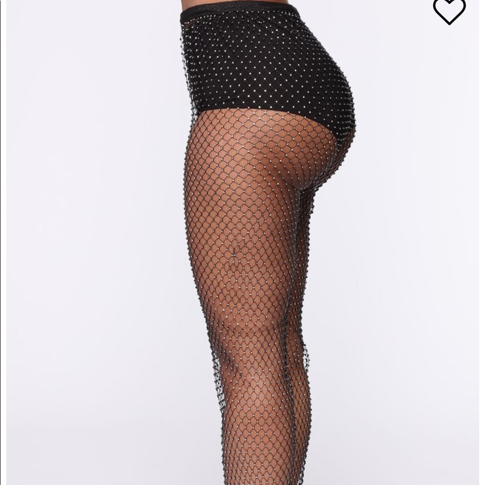 HP ❤️ Raining Diamonds Fish Net Pants 🖤🖤🖤🖤 - Picture 5 of 5